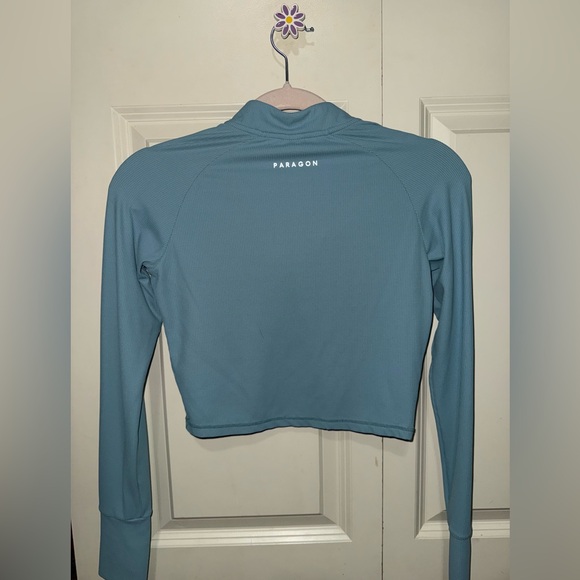 PARAGON Blue Long Sleeve Polo Bodysuit - Picture 1 of 4